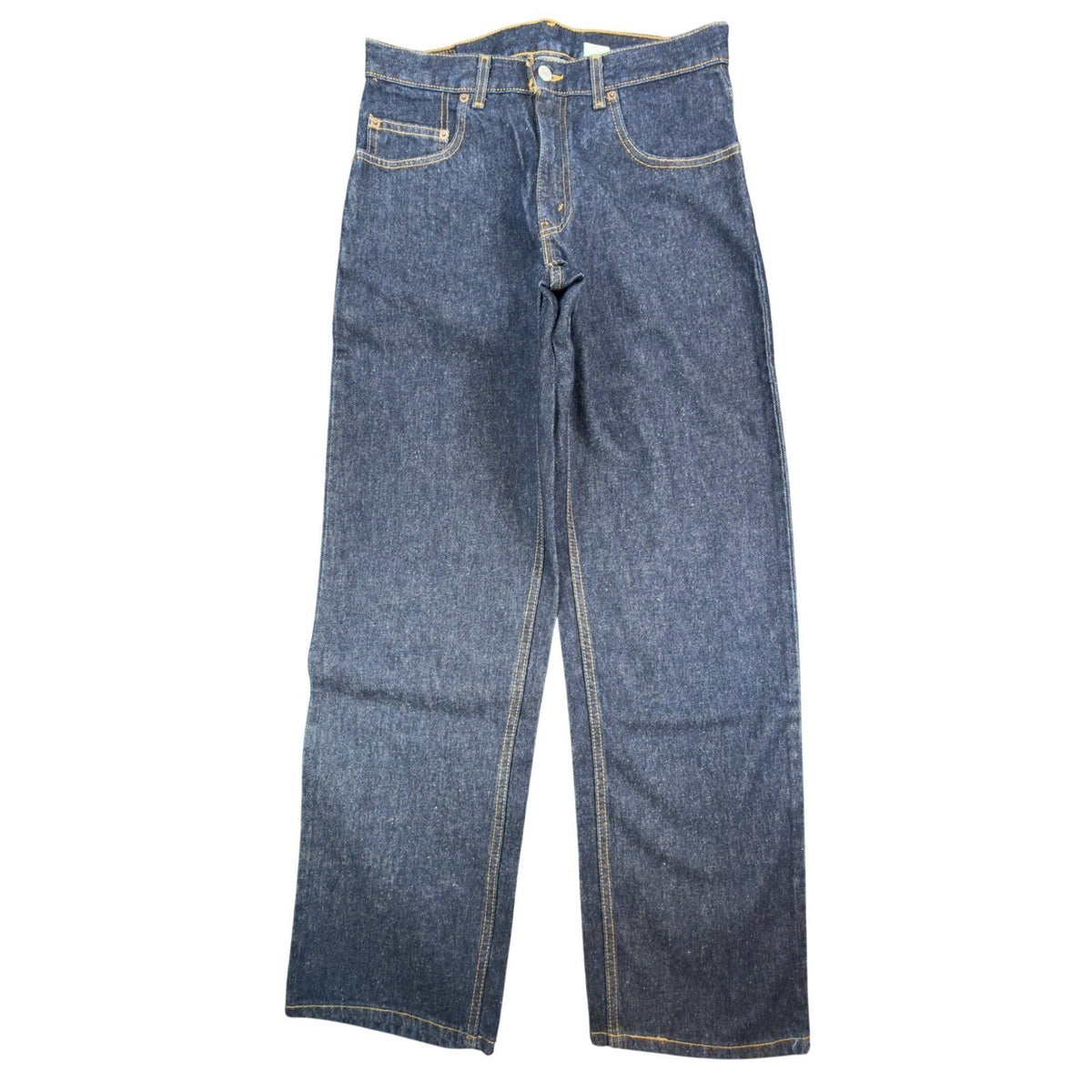 Levi's 2000s 565 Wide Leg Jeans Boys 30x32 Dark Indigo Deadstock NWT Vintage - take2supply