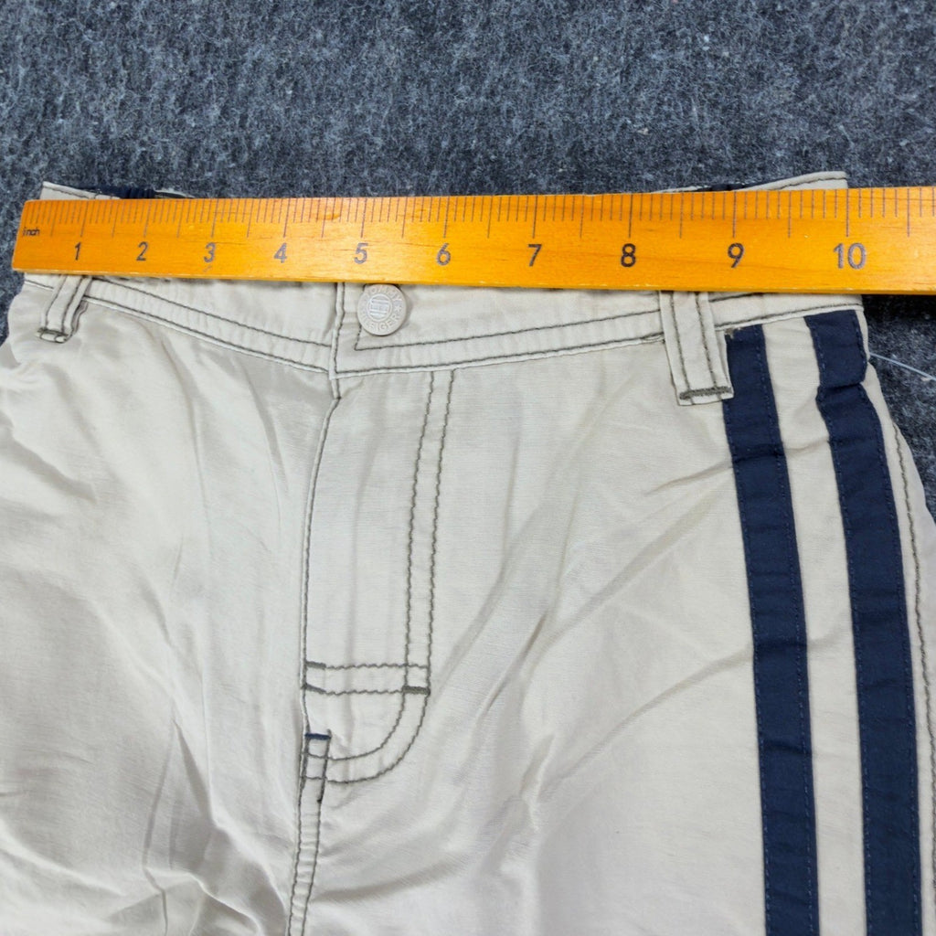 Tommy Hilfiger Y2K Cargo Shorts Boys 7 Tan Cotton Nylon NWT - take2supply