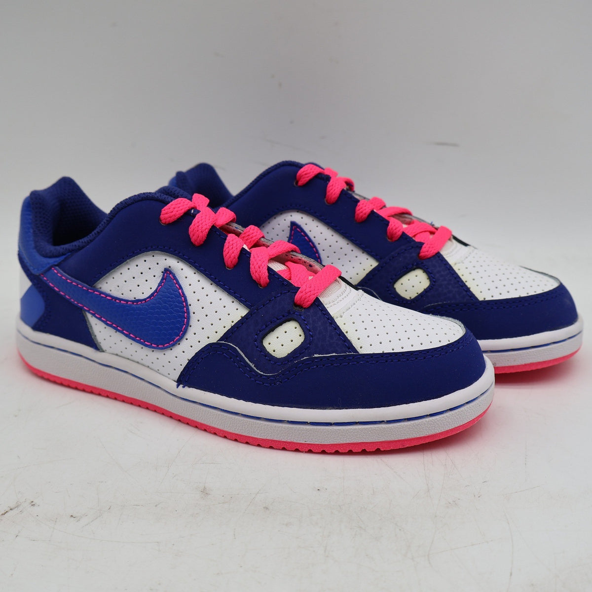 Nike Son of Force PS Sneaker 13C 2014 White Blue Pink Deadstock 616497-103 - take2supply