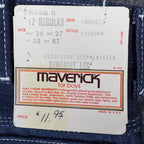 Maverick Straight Leg Jeans Boys 12 Regular Vintage 70s Blue Denim Deadstock USA - take2supply
