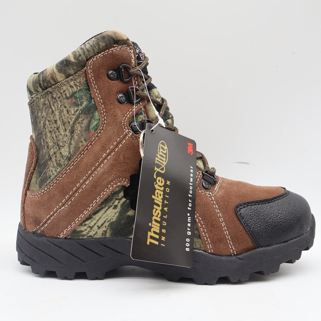 Rocky Hunting Boots Kids 3.5M Brown Camo 800g Thinsulate Waterproof FQ0003710 - take2supply