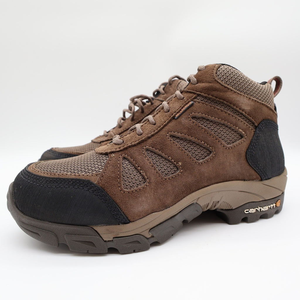 Carhartt CWH4120 Women 9M Lightweight Waterproof Work Hiker Boots Brown Soft Toe - take2supply