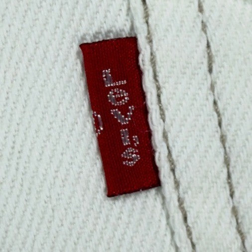Levi's Y2K Bermuda Shorts Girls 14 White Ramie Cotton NWT C681 - take2supply