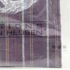 Van Heusen Editions Dress Shirt Mens 15 32/33 Vintage Purple Striped Deadstock - take2supply