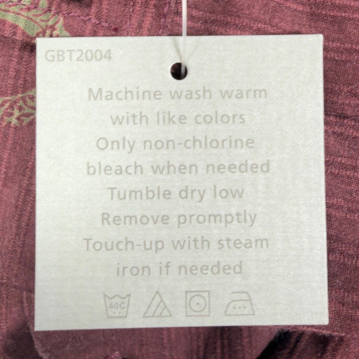 Geoffrey Beene Y2K Circle Print Shirt Mens M Burgundy Cotton NWT New - take2supply
