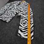 Erin London Zebra Print Blazer Jacket Womens Size Medium NWT Black White Ottoman - take2supply