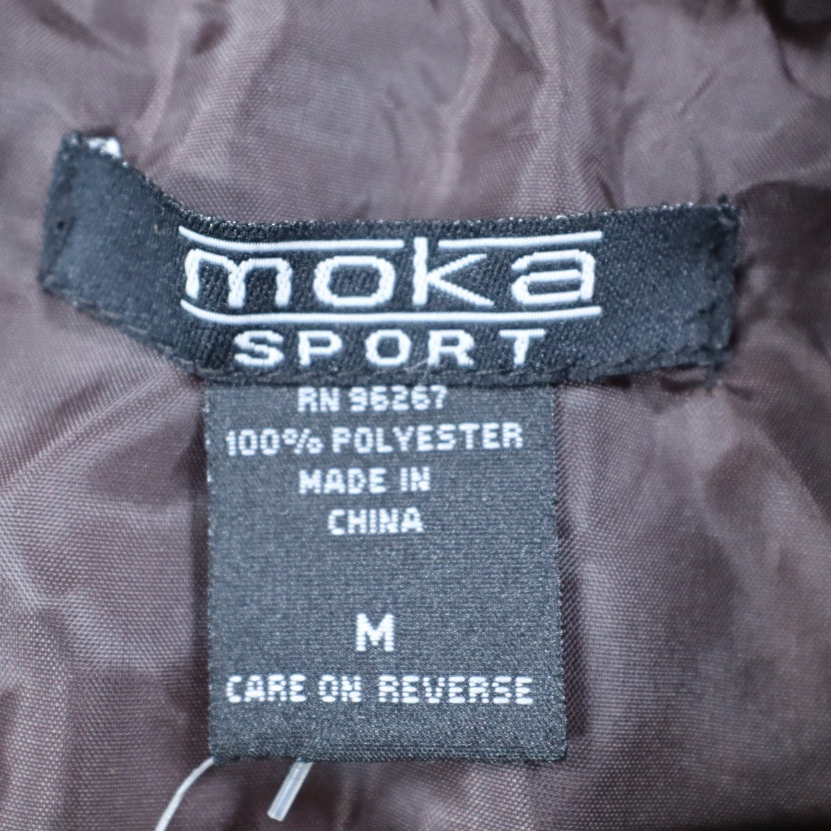 Moka Sport Geometric Box Check Coat Womens Size M Brown Beige Button Up Jacket - take2supply