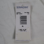 Donnkenny Classics Polo Shirt Womens XL Vintage 90s Ivory Rose Embroidered NWT - take2supply