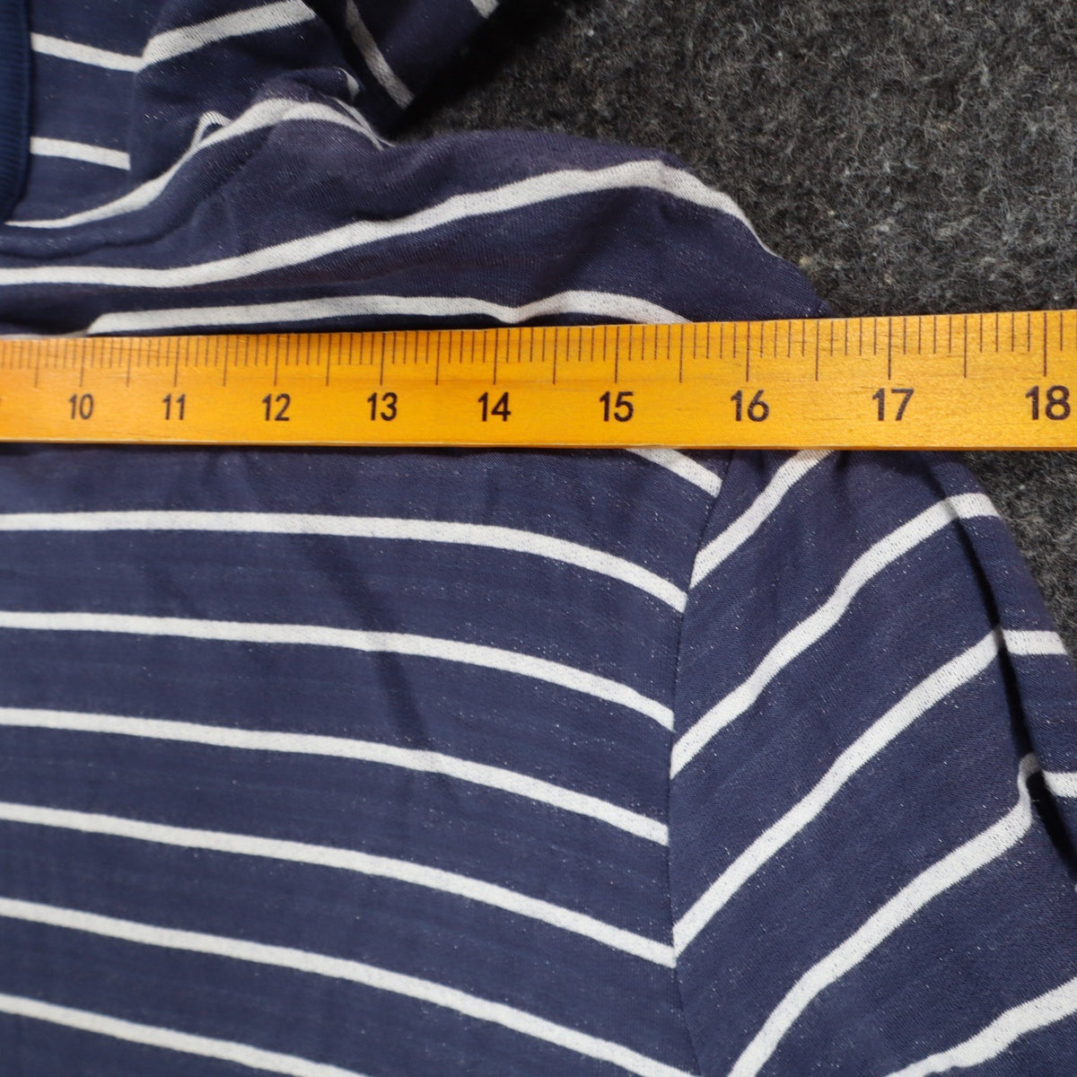 Erin London Womens M Navy White Striped Zip Hoodie Bell Sleeve Pockets NWT - take2supply
