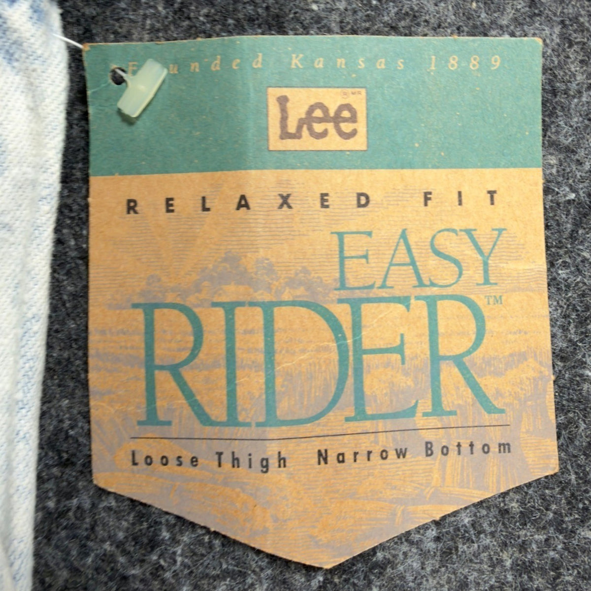 Lee Vintage 90s Easy Rider Jeans Students 28x32 Light Wash Acid Denim NWT - take2supply