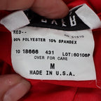 A. Byer Halter Support Tank Womens Medium Y2K Red Stretch Built-in Bra USA NWT - take2supply