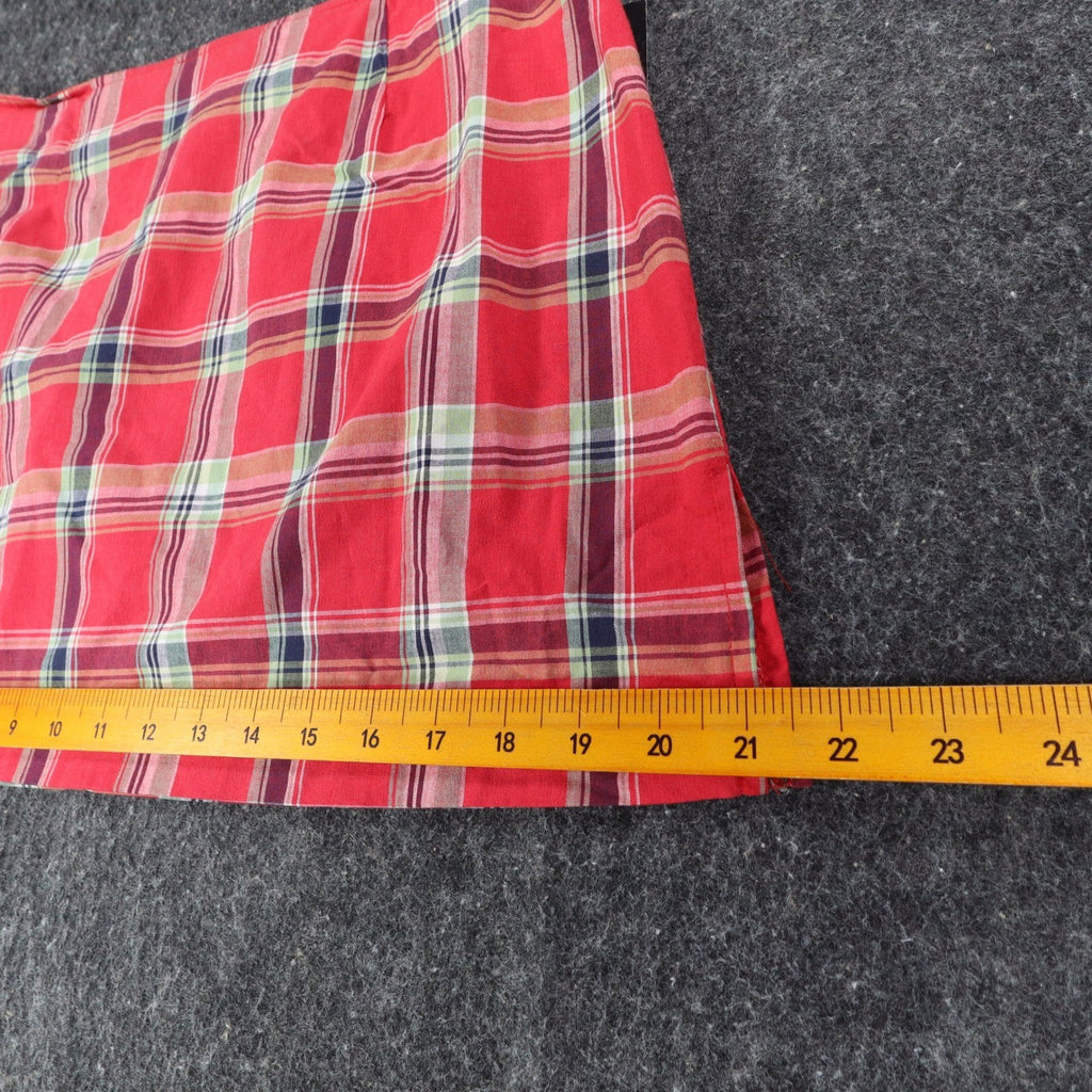 A. Byer Plaid Mini Skirt Womens 13 Vintage 90s Y2K Red Cotton Blend NWT USA - take2supply