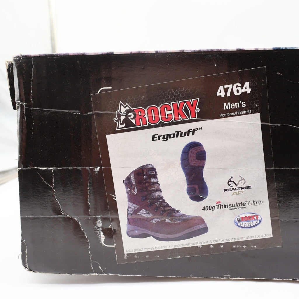 Rocky ErgoTuff Hunting Boots Mens 13 Camo Waterproof Insulated New FQ0004764 - take2supply