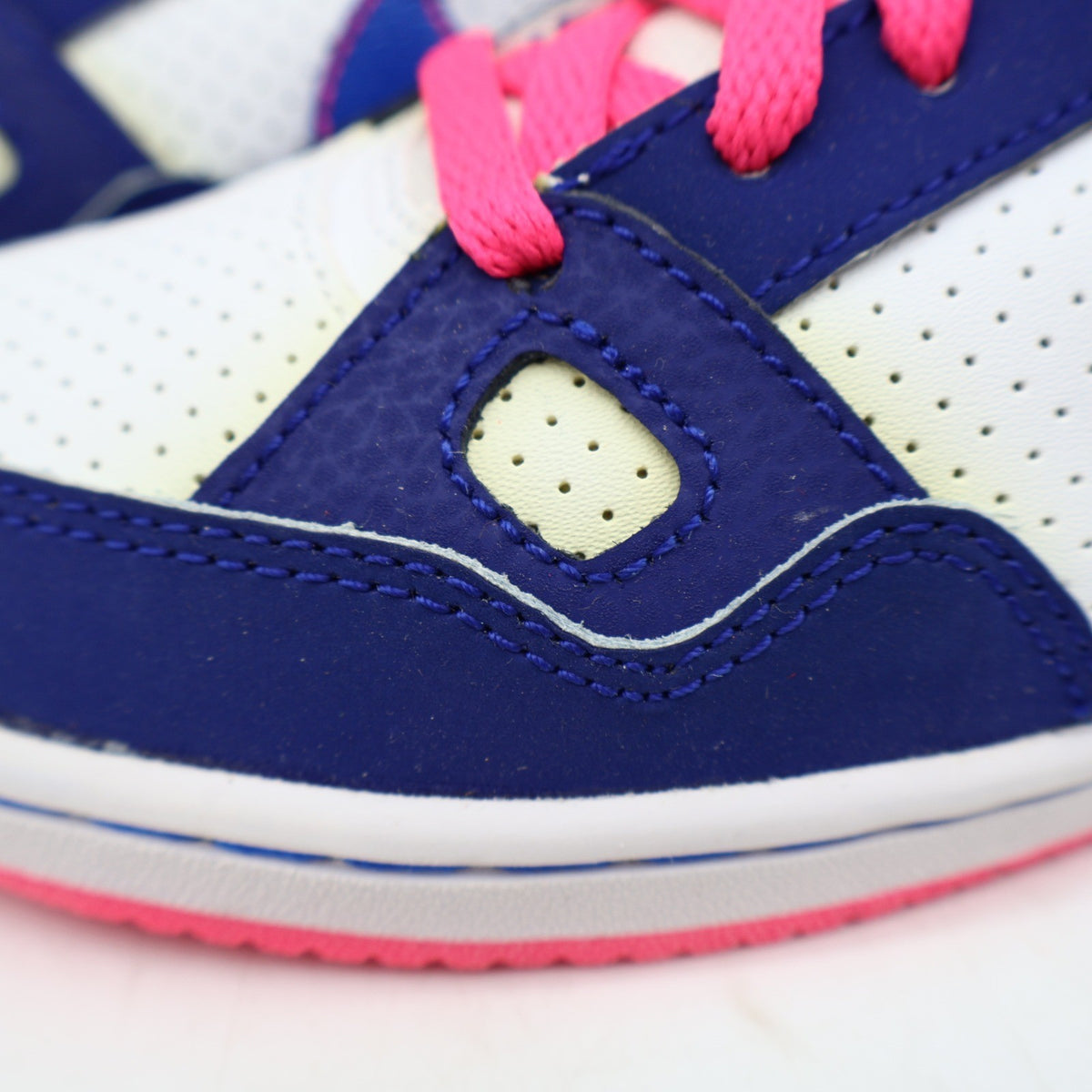 Nike Son of Force PS Size 13C 2014 White Cobalt Pink Low Top Sneakers 616497-103 - take2supply