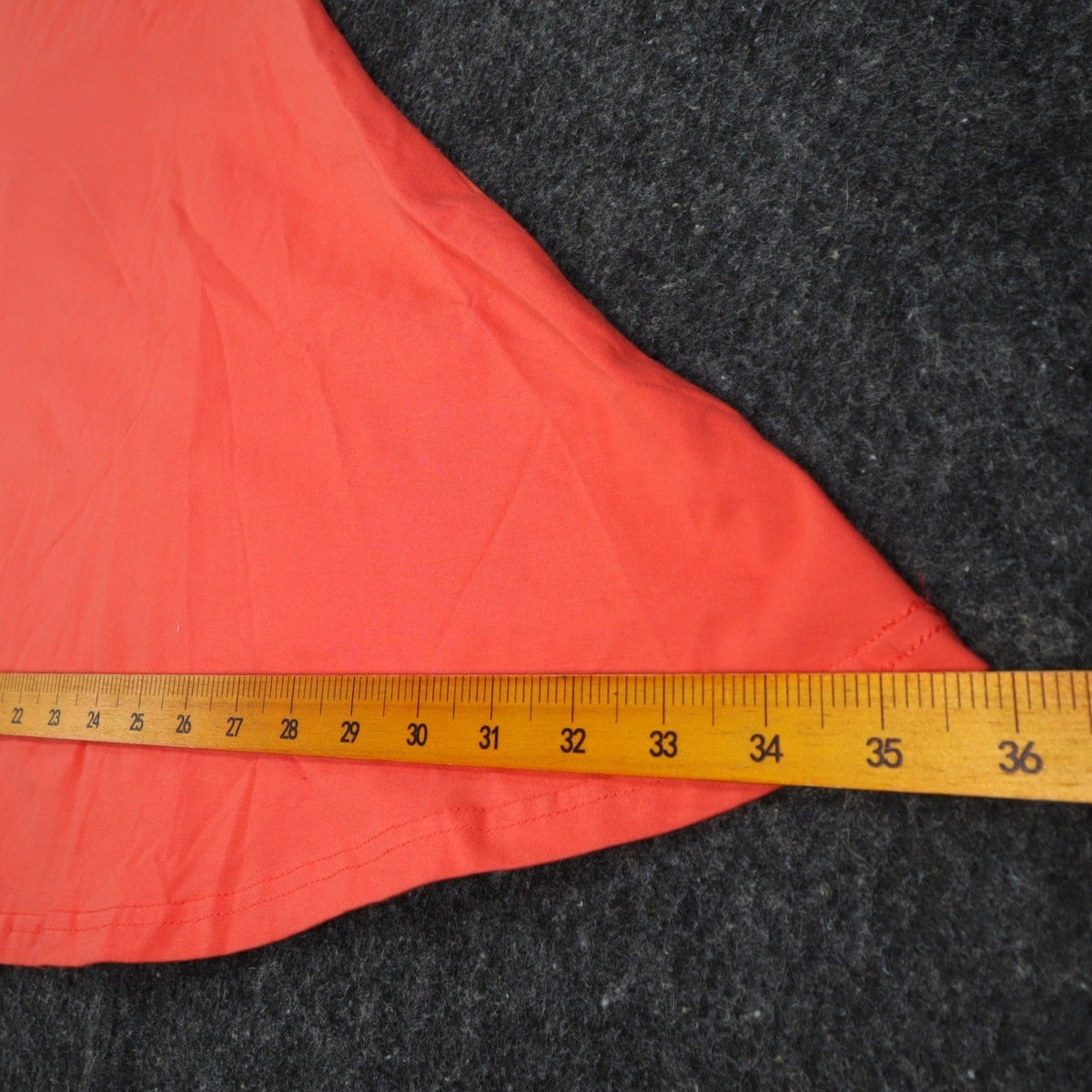 Angie Dress Large L NWT Orange Cotton Spandex Fit Flare Sleeveless C795 - take2supply
