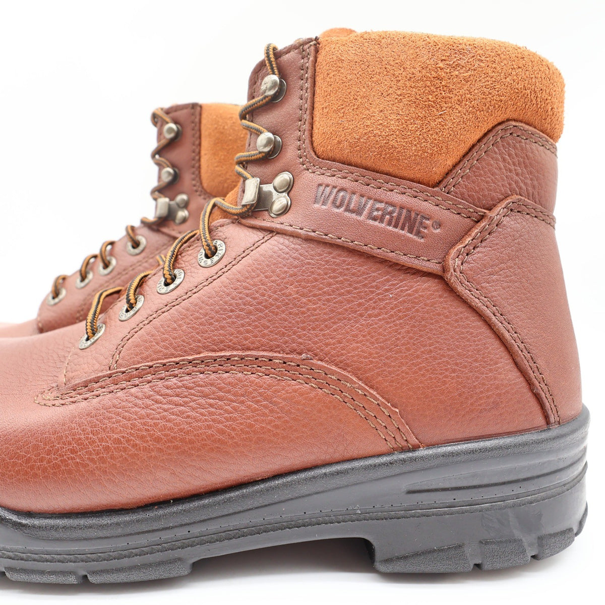 Wolverine DuraShocks SR Work Boots Men 9M Brown Leather New NWT W03122 - take2supply