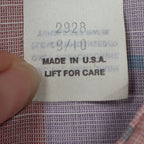 Jenny B Collection Plaid Shirt Womens 9/10 Vintage 80s Pink Pastel Short Sleeve - take2supply