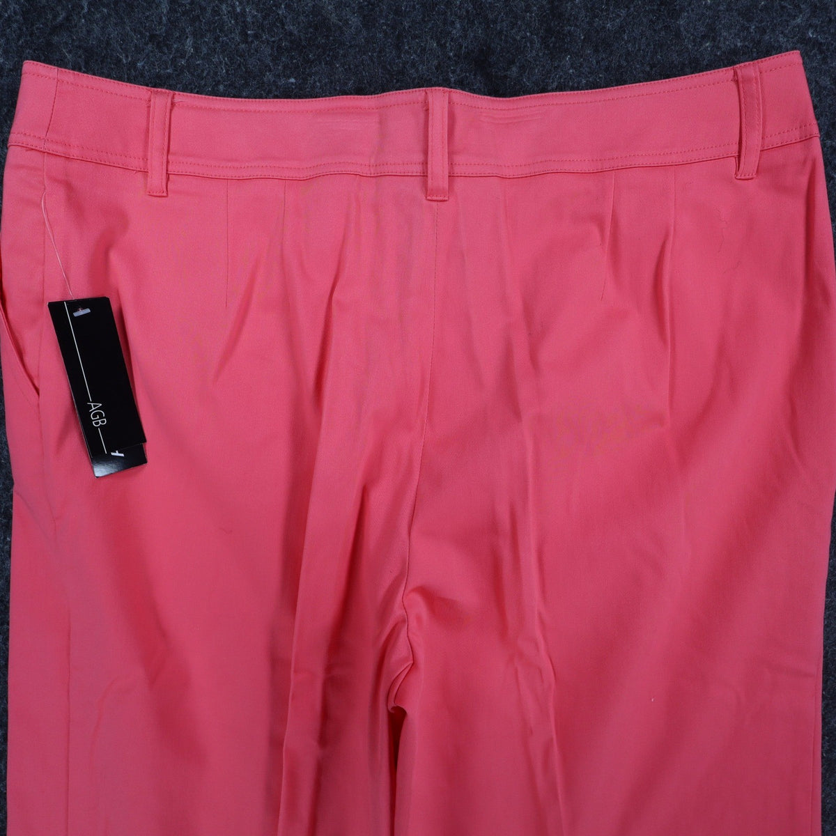 AGB Byer California Capri Pants Womens 14 Coral Cuffed Stretch NWT Deadstock - take2supply