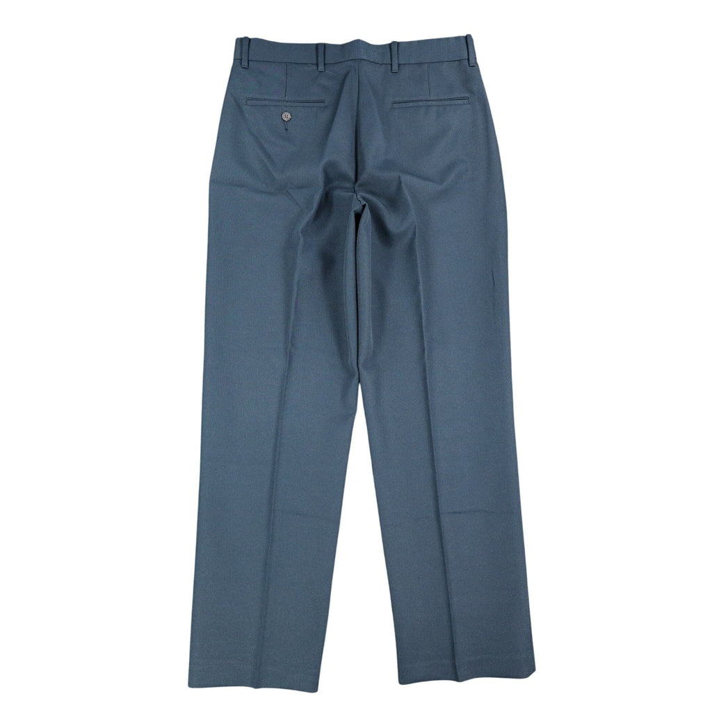Levi Strauss Action Slacks Mens 33x30 Vintage 2001 Navy Blue Polyester Pants NWT - take2supply