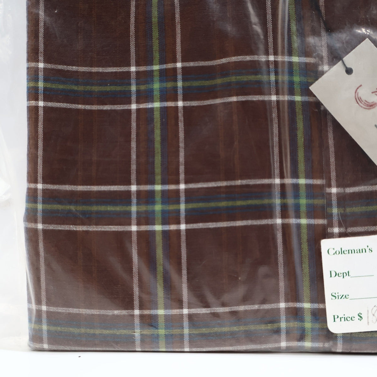 Foxfire Shirt Mens M Brown Blue Green Plaid Cotton Blend Button Down Collar NWT - take2supply