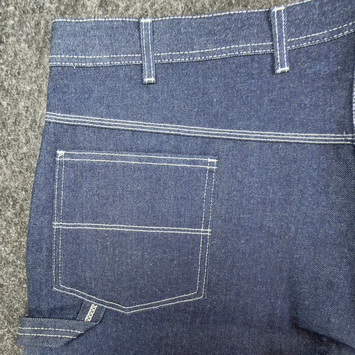 KEY Vintage 90s Dungaree Jeans Mens 44x30 USA Made Blue Denim NWT 1-402-41 - take2supply