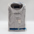 Kaynee Shirt Boys 6 Light Gray Oxford Long Sleeve Cotton Blend USA NWT - take2supply