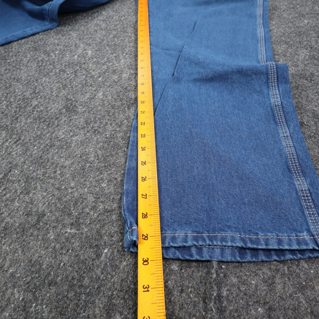 Dickies Carpenter Jeans Mens 36x30 Relaxed Fit Indigo Blue Cotton Workwear NWT - take2supply