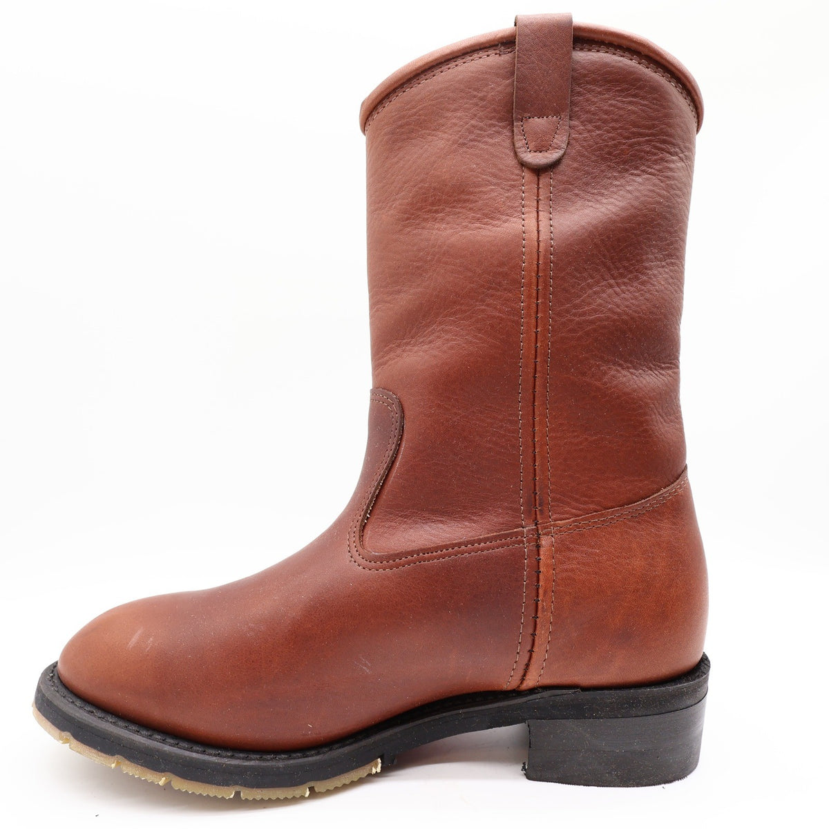 Double-H Ranch Wellington Boots Mens 8.5 D Brown Leather Gore-Tex NWT 2580 - take2supply