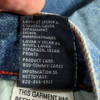 Tommy Hilfiger Y2K Slouch Fit Jeans Boy 16 Blue Cotton Deadstock NWT - take2supply