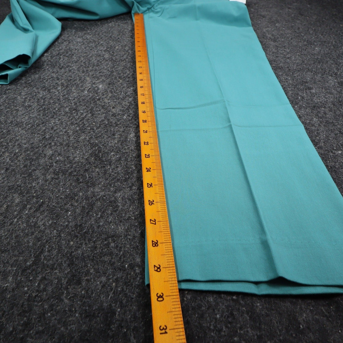 N Touch Straight Leg Pants Womens 10 Teal Azure Lagoon Cotton Tencel Trousers - take2supply