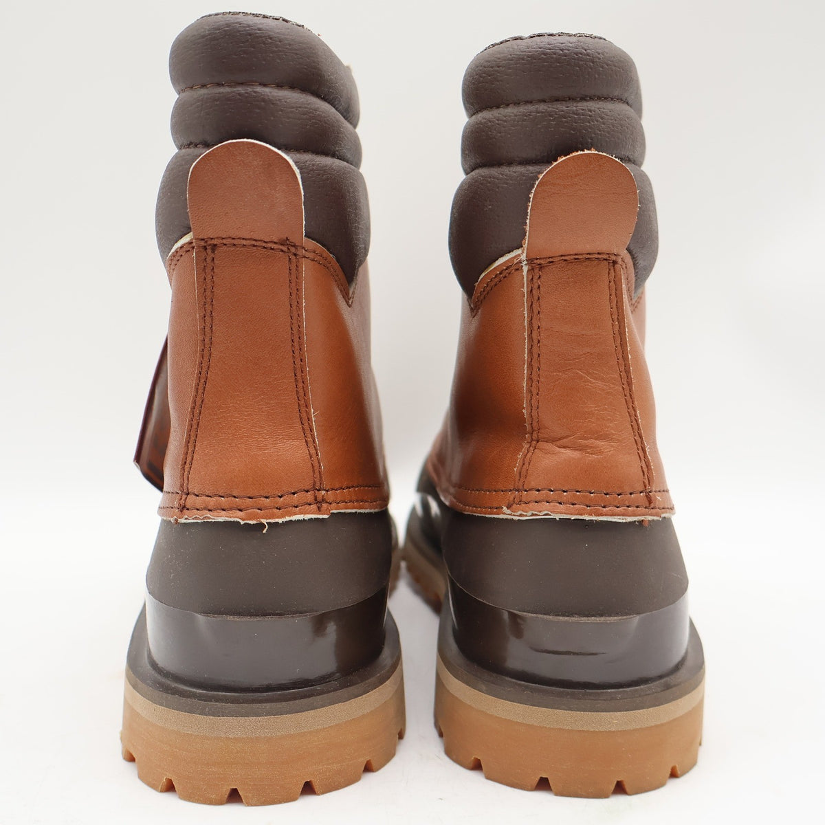 Ranger Insulated Hunting Boots Mens 8M Vintage Brown Leather Rubber Duck Boots - take2supply