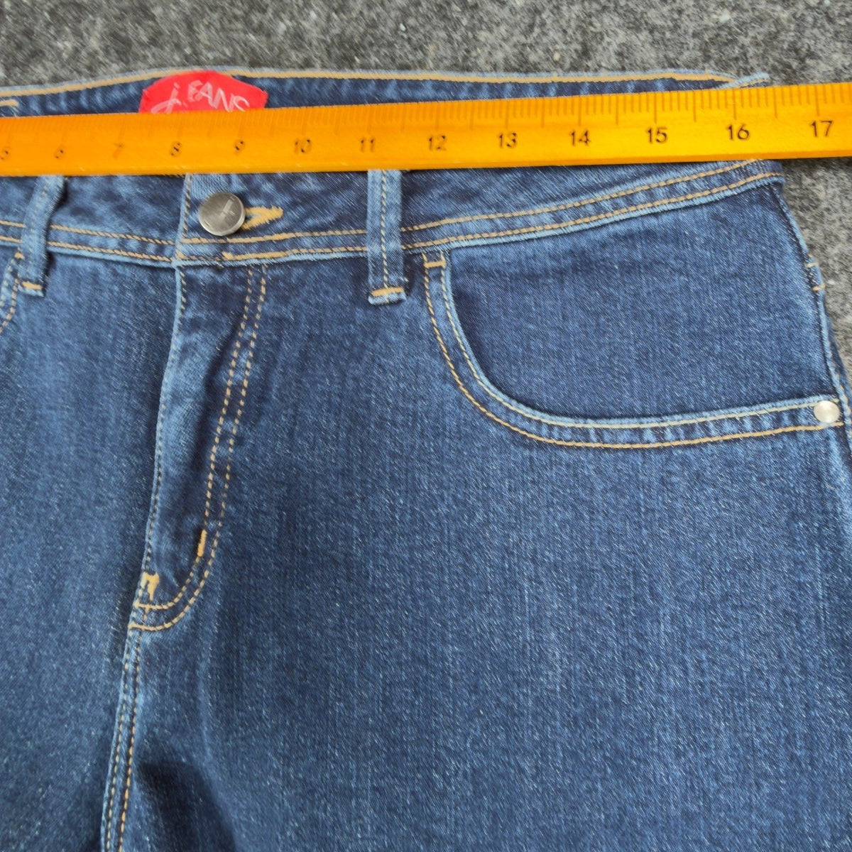J Jeans Stretch Bootcut Jeans Womens 12 Indigo Blue Cotton Blend NWT - take2supply