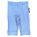 Amy Byer Y2K Capri Pants Girls 16 Blue Cotton Blend NWT Deadstock - take2supply