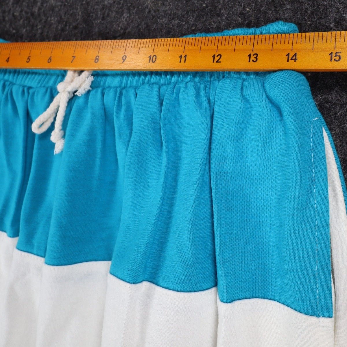 Hang Ten Shorts Mens XL Vintage 80s Blue White Striped Classic Sport USA NWT - take2supply