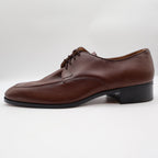 James Pepper Oxford Dress Shoes Mens 12 Vintage Brown Leather Apron Toe 94009 - take2supply