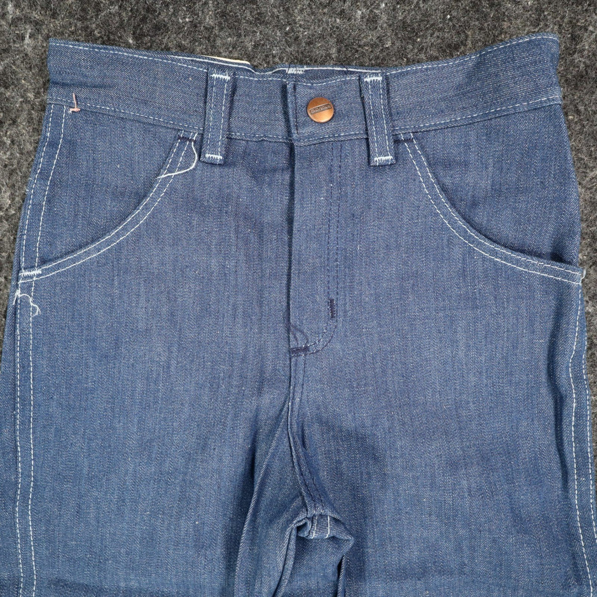 Vintage Young Maverick Boys Jeans Size 7 Blue Flare Leg USA NWT - take2supply
