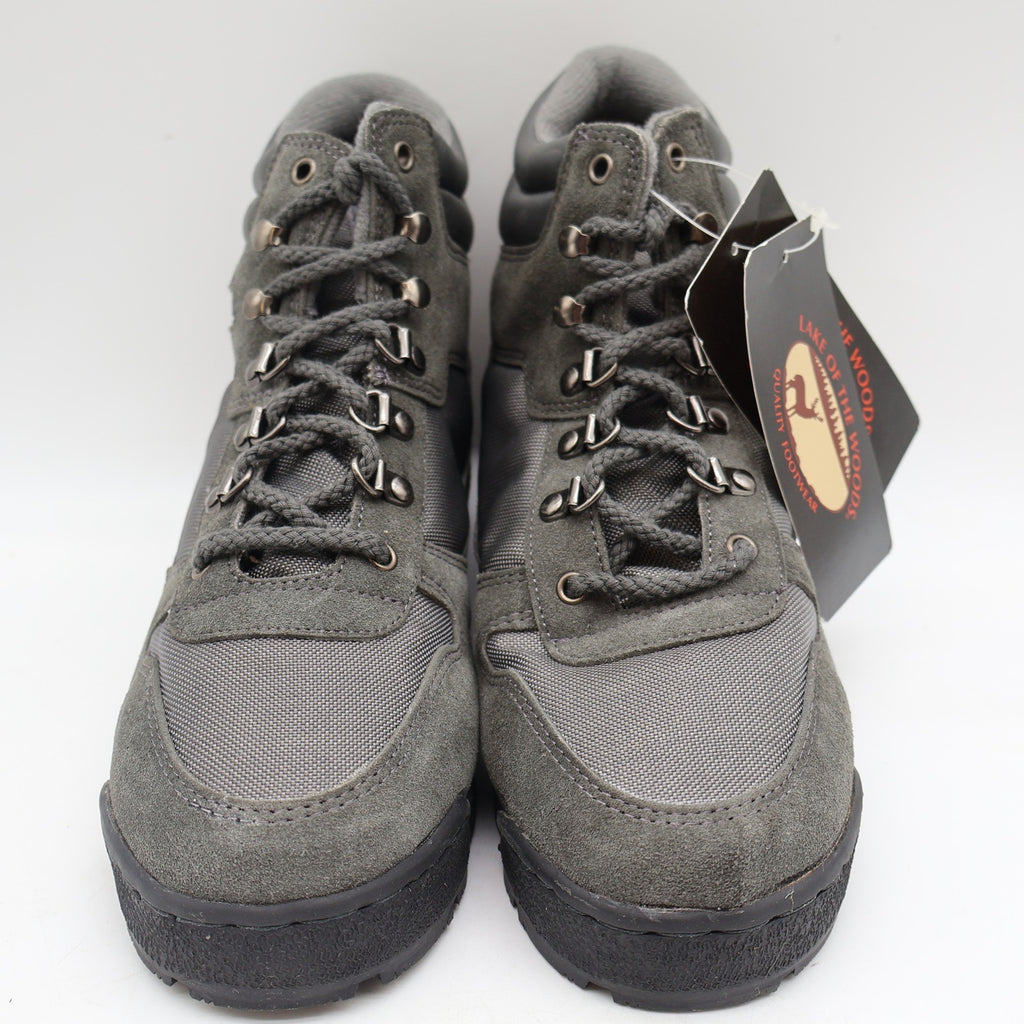 Lake Of The Woods 7000 Hiking Boots Mens 7M Vintage Deadstock Gray Leather Korea - take2supply