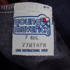 Vintage Young Maverick Boys Jeans 7 Regular Blue Straight Leg USA NWT - take2supply