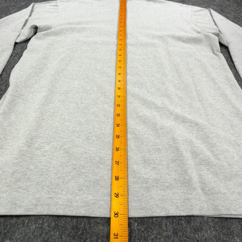 Winner Mate Long Sleeve Polo Shirt Mens Medium Gray Cotton NWT New - take2supply