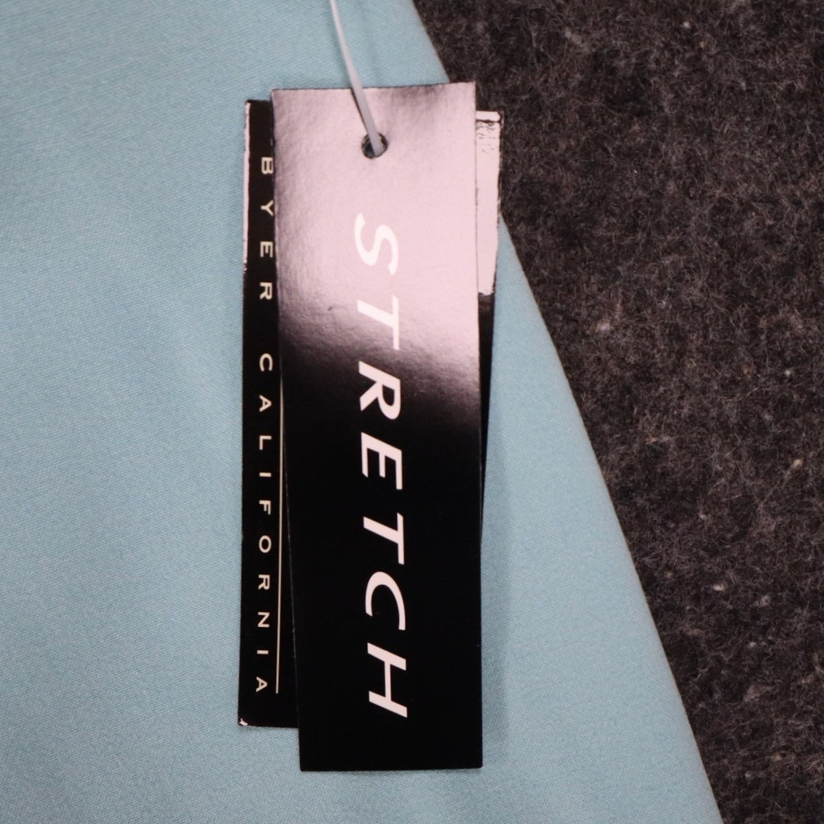 AGB Byer California Dress Pants Womens 10 Y2K Aqua Blue Stretch Wide Leg Flare - take2supply