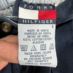 Tommy Hilfiger Y2K Pleated Chino Shorts Boys 5 Navy Blue Cotton NWT Deadstock - take2supply