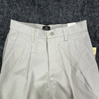 Lee Vintage 90s Pleated Shorts Womens 8P Beige Cotton NWT - take2supply