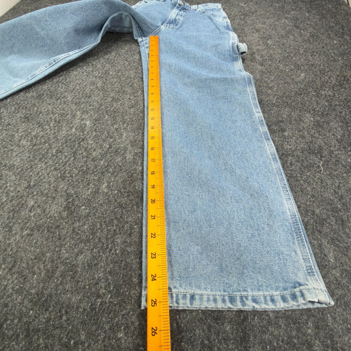 Lee Vintage 90s Wide Leg Carpenter Jeans Boys 10 Slim Retro Stone Blue NWT - take2supply