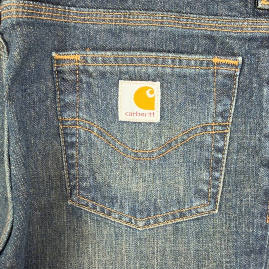 Carhartt Traditional Fit Boot Cut Jeans Women 6 X 28 Blue Denim New - take2supply