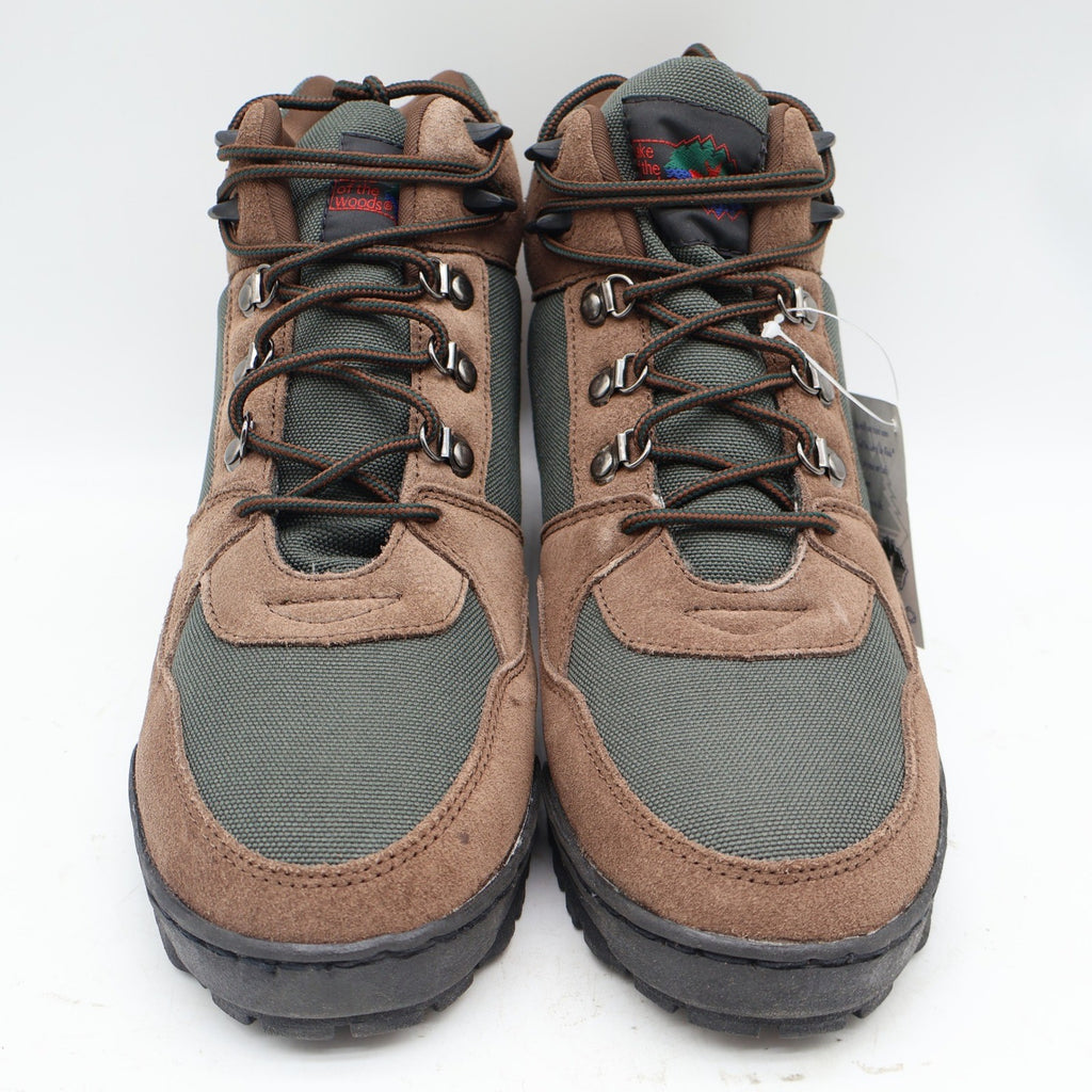 Lake of the Woods Hiking Boots Mens 12M Vintage Brown Suede Canvas Trail Shoes - take2supply