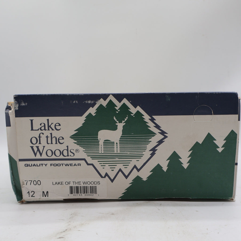 Lake of the Woods Hiking Boots Mens 12M Vintage Brown Suede Canvas Trail Shoes - take2supply