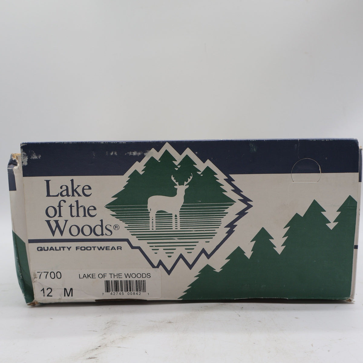 Lake of the Woods Hiking Boots Mens 12M Vintage Brown Suede Canvas Trail Shoes - take2supply