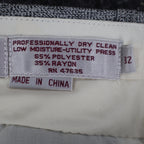 Gino Cappeli Trousers Mens 32 Vintage 90s Gray Pleated Romano Dress Pants NEW - take2supply