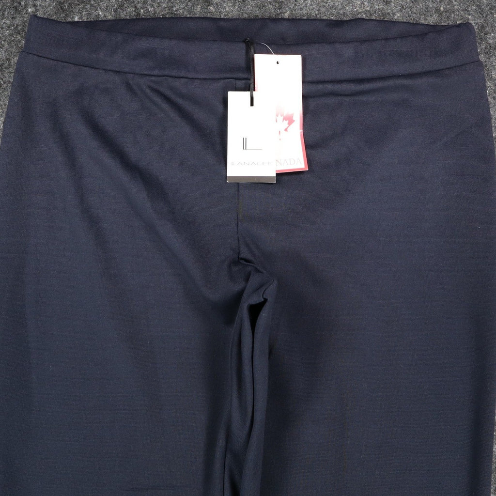 Lanalee Leggings Womens XL Navy Blue Rayon Blend Stretch Made in Canada NEW - take2supply
