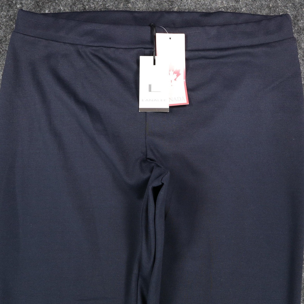 Lanalee Leggings Womens XL Navy Blue Rayon Blend Stretch Made in Canada NEW - take2supply